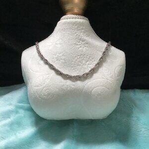 Vintage Italian 925 Sterling Silver French Rope Chain • 18” • 22g